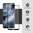 Imak Full Coverage Tempered Glass Screen Protector for Nokia 6.1 Plus - Black